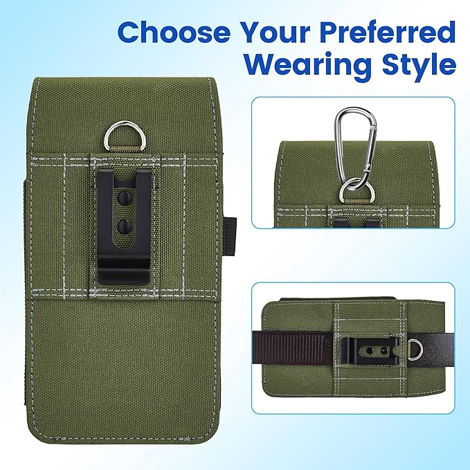 BECPLT for iPhone 17 Pro 17 16/15/14/13/12/11 Pro Belt Case Nylon Phone Holster - Image 4