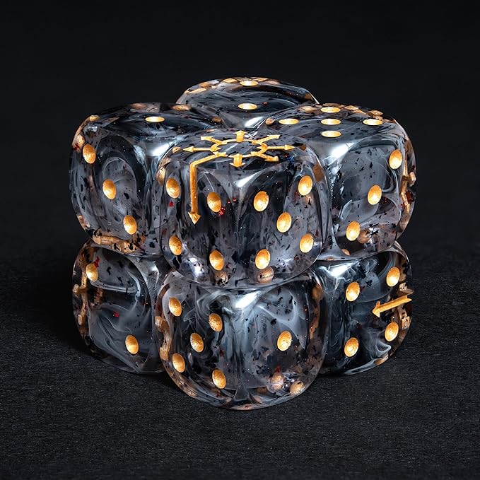 Chaos D6 Dice Set – 10 x 16mm Resin Dice - Image 5