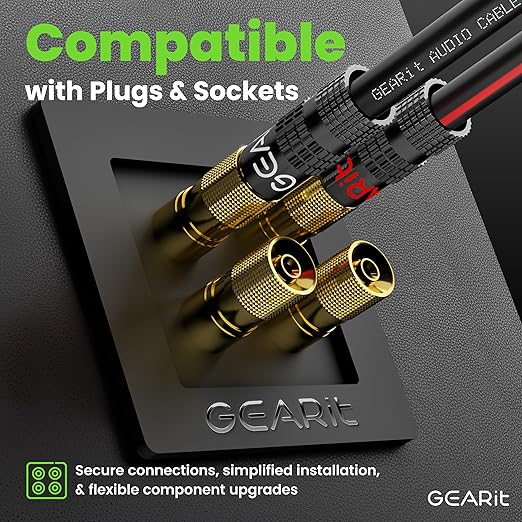 GEARit 14AWG Speaker Wire, Pro Series 14 Gauge Speaker Wire Cable Great Use - Image 6