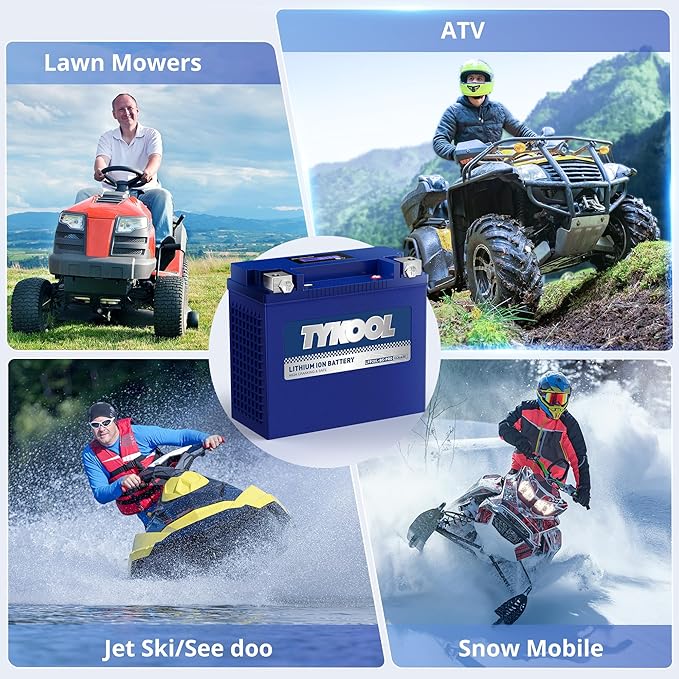 TYKOOL YTX20L-BS/YTX20HL/YB16CL-B High Performance LiFePO4 Lithium Motorcycle - Image 5
