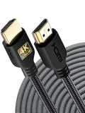 PowerBear 4K HDMI Cable 25 ft | High Speed Hdmi Cables, Braided Nylon & Gold by PowerBear