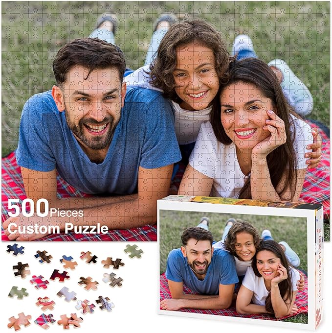 Easycosy Gifts for Mothers Day Custom Photo Puzzles 500/300/1000 Pieces for Mom by Easycosy