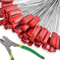 600 Pieces Security Cable Seals, Metal Number security tags by Unknown