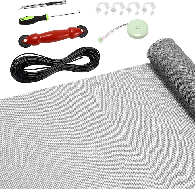 FLYZZZ Window Screen Door Repair Kit, 7-in-1 Sliding Patio Door & Screen Door by FLYZZZ