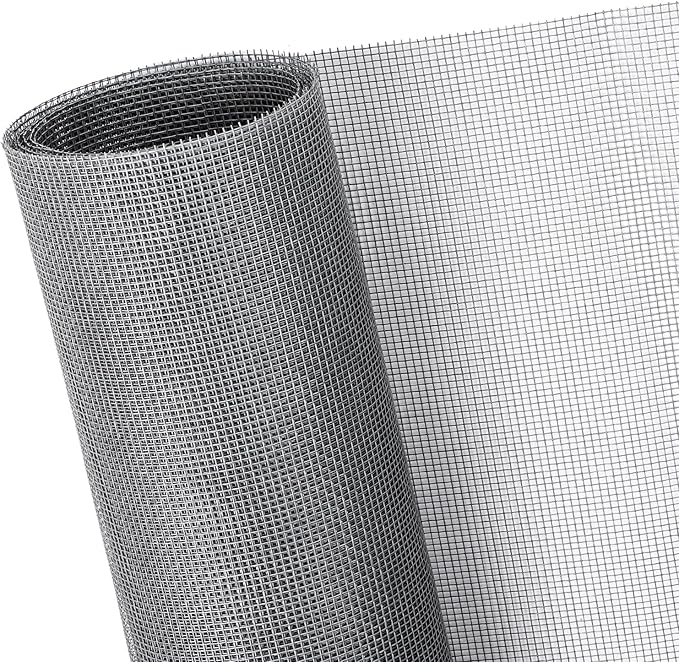 40"x118" Window Screen Mesh, Fiberglass Window Screen, Screen Door Mesh by Amzjjle