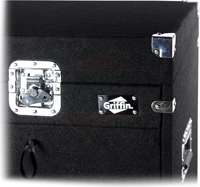 Griffin Rackmount Studio Mixer Flight Road Case – 25U Mount Space Amp Cabinet - Image 3