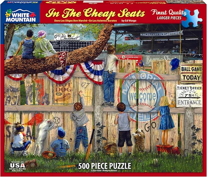 White Mountain in The Cheap Seats Jigsaw Puzzles by WhiteMountain