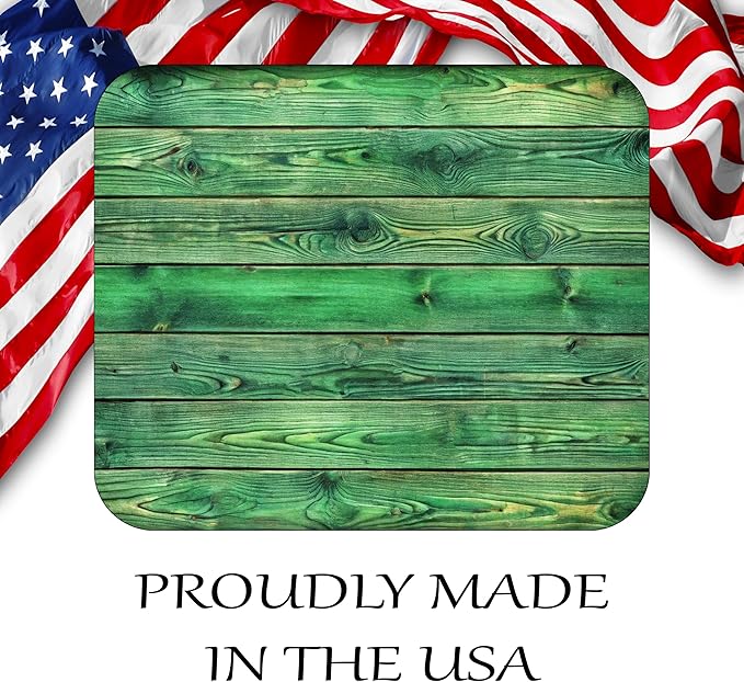 Green Wood Decorative Colorful Mouse Pad Mat Mousepad - Image 5