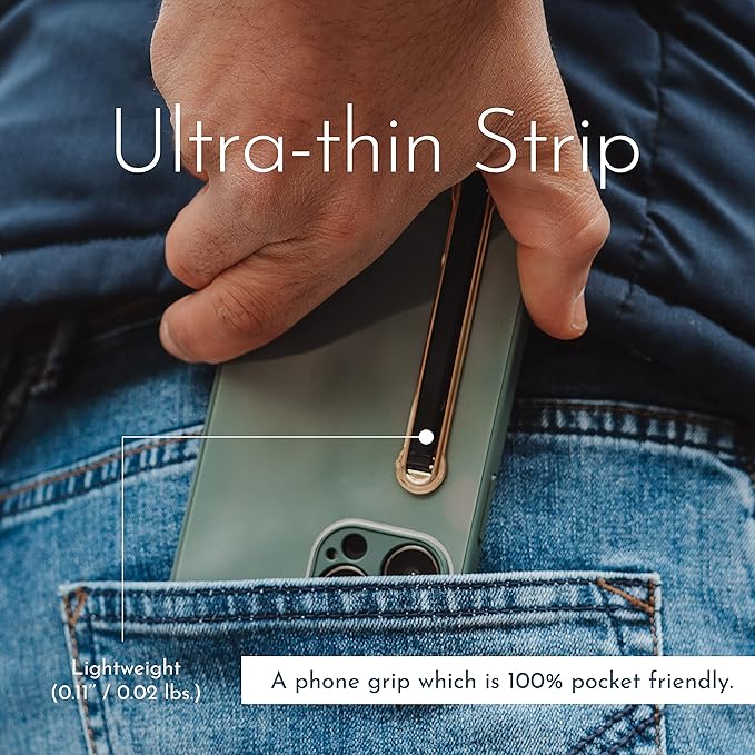 SleekGrip Premium, Swappable Phone Stand & Grip- Ultra Thin Convertible Grip - Image 3