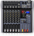 Professional Audio Mixer Sound Board 6 Channel Audio Desk System Interface by Froket