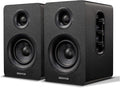 SW208 3" Active Bluetooth 5.0 Bookshelf Speakers – 60W Carbon Fiber Speaker Unit by Sanyun