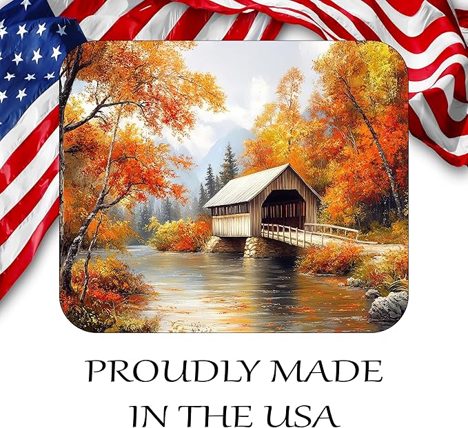 Fall Season Mouse Pad Mat Mousepad - Image 5