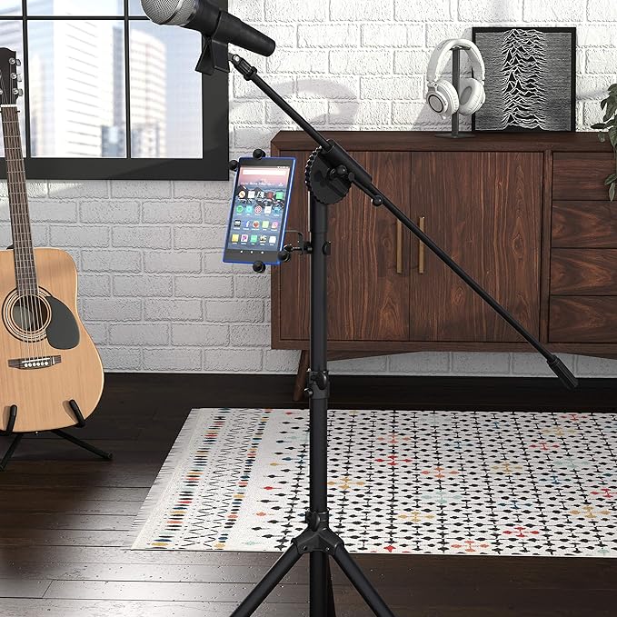 Amazon Basics Adjustable Tablet/iPad Mic Stand Holder - Image 6
