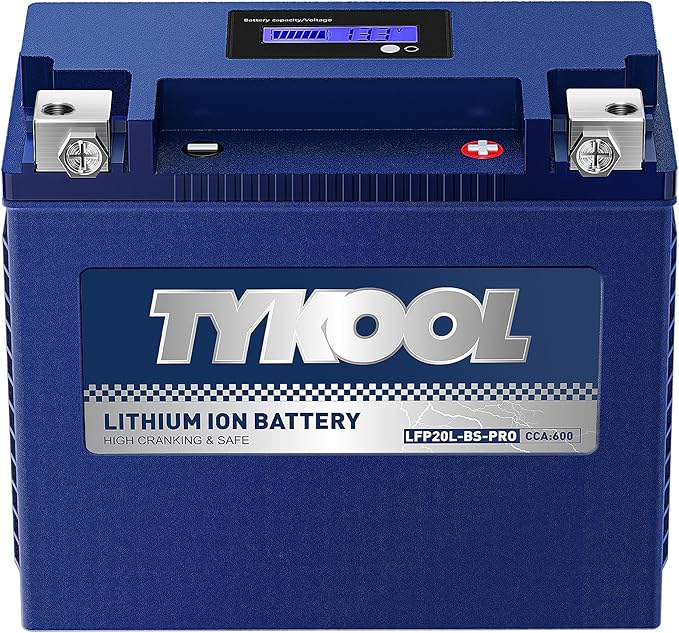TYKOOL YTX20L-BS/YTX20HL/YB16CL-B High Performance LiFePO4 Lithium Motorcycle by TYKOOL