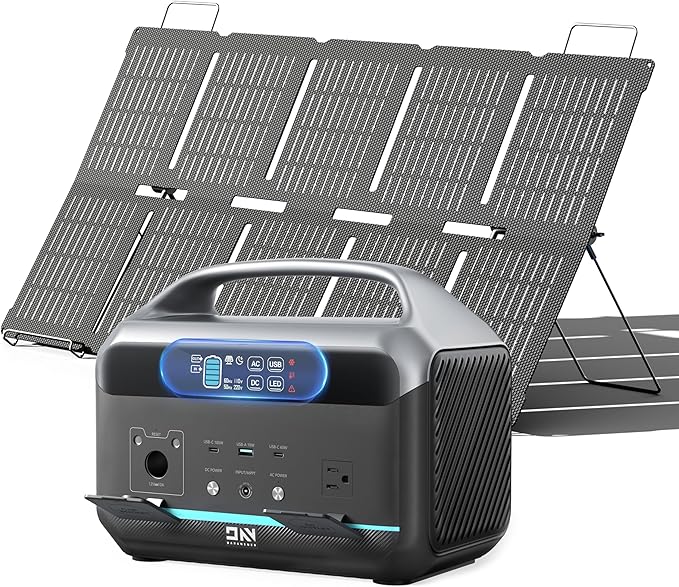 Solar Generator 600W, Portable Power Station by DaranEner