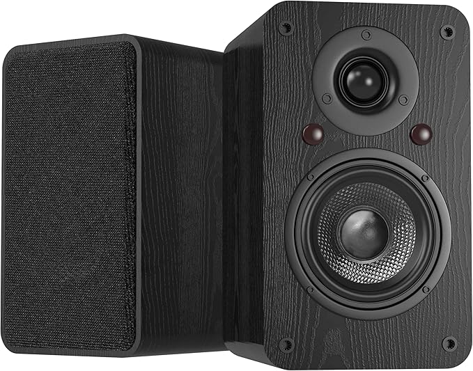 LONPOO Powered Bookshelf Speaker, Active Near Field Studio Monitor by LONPOO