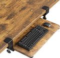 BONTEC KMT01-PJ Under Desk Keyboard Tray, Pull-Out Keyboard & Mouse Platform by BONTEC