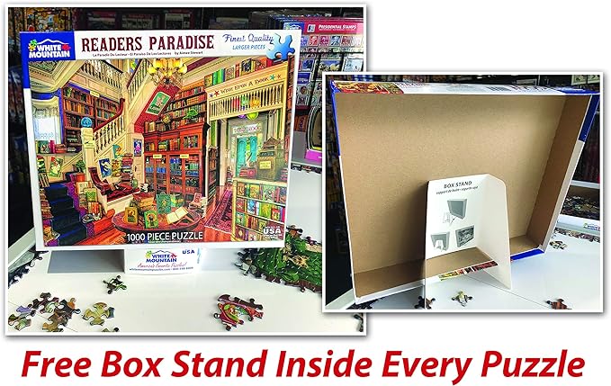 White Mountain Puzzles Covered Bridges, 1000 Piece Jigsaw Puzzle - Image 6