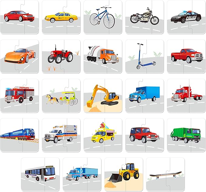 48 Vehicle Matching Puzzles - Image 4