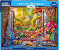 White Mountain Country Breakfast Puzzle 1000 Piece Vintage Jigsaw Puzzle by WhiteMountain