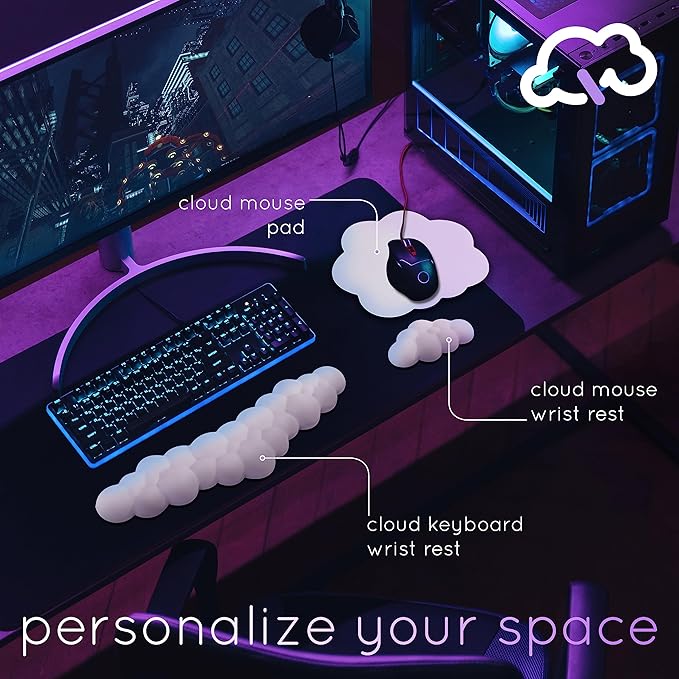 Qloud Cloud Wrist Rest Keyboard Wrist Rest - Image 2