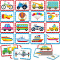 48 Vehicle Matching Puzzles, Self-Correcting Puzzle Match Game Educational by SpriteGru