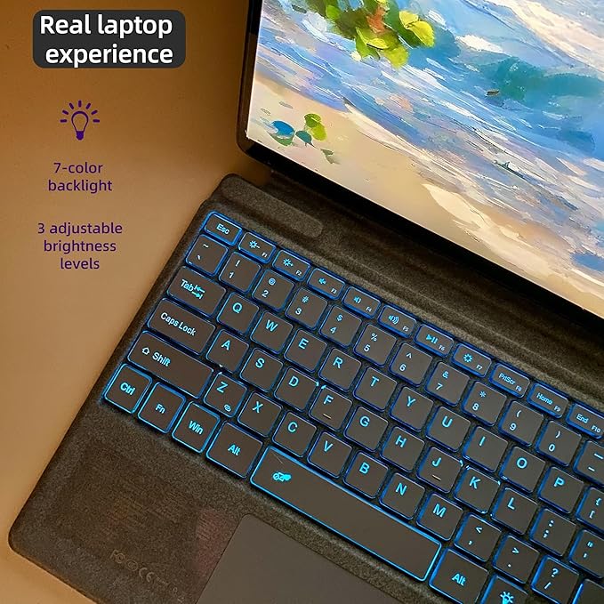 Keyboard for Microsoft Surface Pro Copilot+ / Pro 11 / Pro 10 / Pro 9 / Pro 8 / - Image 4