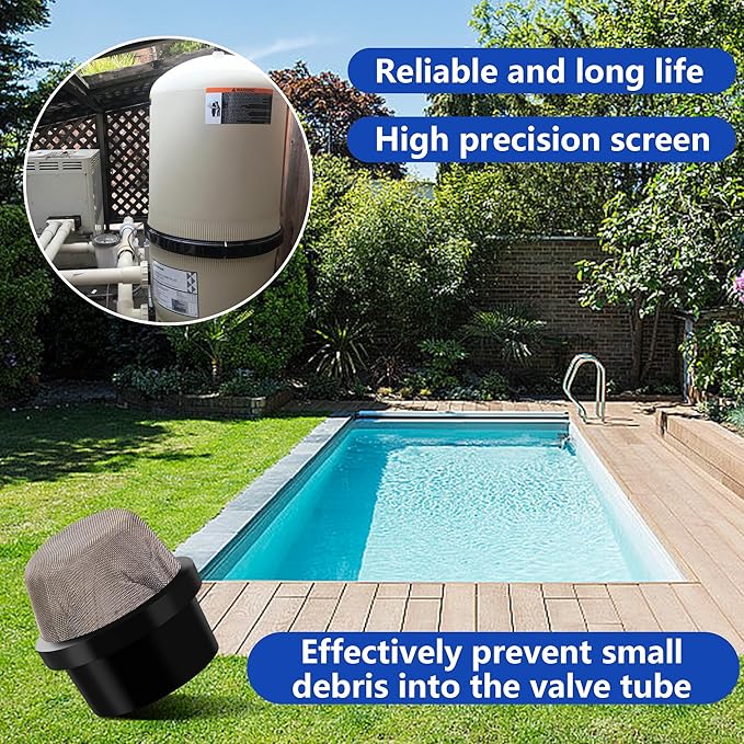 DECOHS 4 Pcs 190106Z Air Bleeder Screen Cap- Stainless Steel Screen Filter Cap - Image 7
