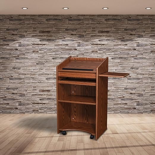 OEF Furnishings Mobile Floor Lectern - Image 7