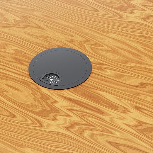 Desk Grommet 2-3/8 Inch 60mm, Zinc Alloy Computer Desk Wire Hole Cover - Image 5