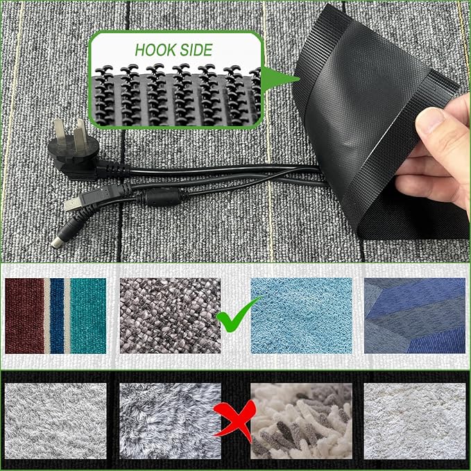 Floor Cable Covers - 10ft Oxford Fabric Cord Protector - Image 3