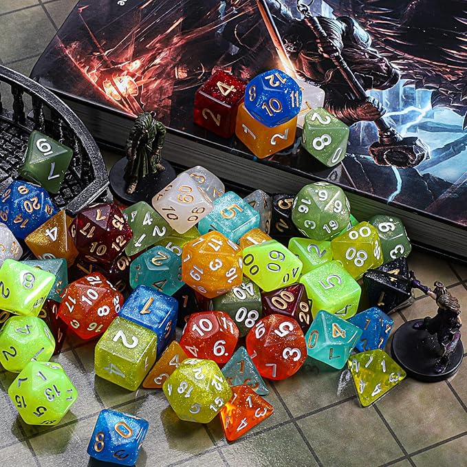 CiaraQ DND dice Set 10x7 Polyhedral Dice - Image 7