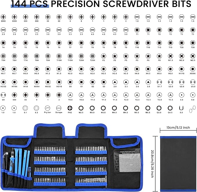 Precision Screwdriver Set, Flexible Shaft, Strong Magnetic Design - Image 2