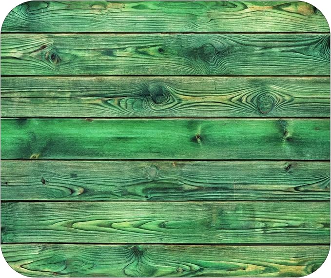 Green Wood Decorative Colorful Mouse Pad Mat Mousepad by Unknown
