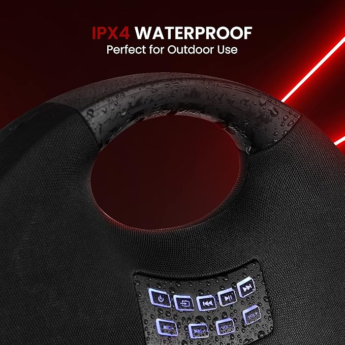 Pyle Wireless Portable Bluetooth Speaker, - Image 4