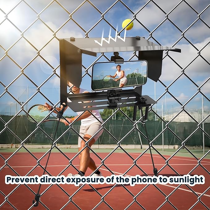 Cell Phone Fence Mount with Adjustable Shade, Mounting Kit - Image 2