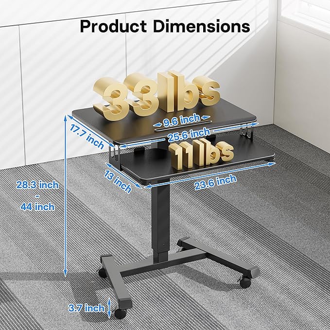 BONTEC Mobile Standing Desk - Image 2