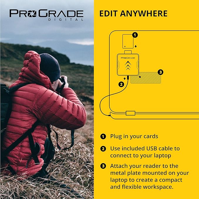 CFexpress Type B and SD UHS-II Dual-Slot Memory Card Reader by ProGrade Digital - Image 8