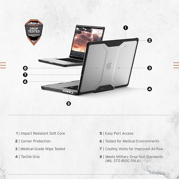 URBAN ARMOR GEAR UAG Designed for MacBook Pro 16 inch Case 2023-2024 M4 M3 - Image 3