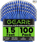 GEARit Cat 6 Ethernet Cable Cat6 Network Patch, Snagless Cord, Internet by GEARit