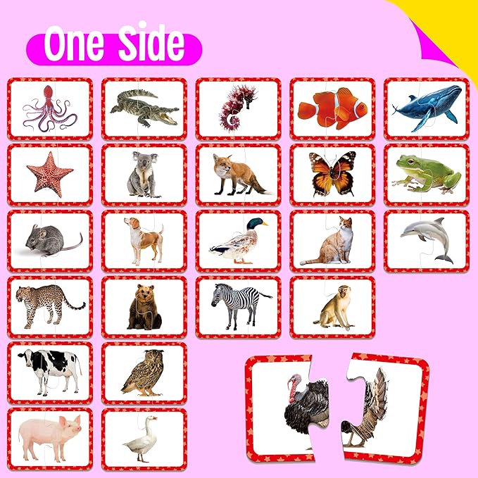 48 Animal Matching Puzzles - Image 4