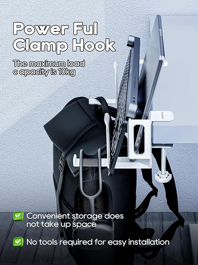 NODOCA 2-Slot Laptop Storage for Desk, Vertical Laptop Stand, MacBook Vertical - Image 3