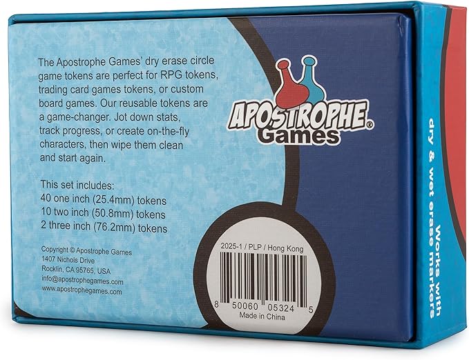 Apostrophe Games Dry Erase Tokens - Image 9