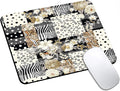 Mouse Pad, Cute Black Polka Dot Lattice Mouse Pads by HUOCAIREN