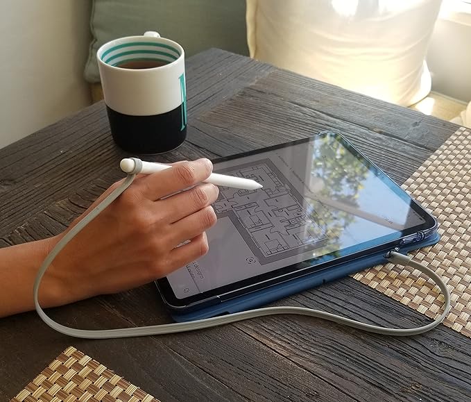 ZoopLoop Grey Silicone Scratchproof 20.75in Tether - Image 7