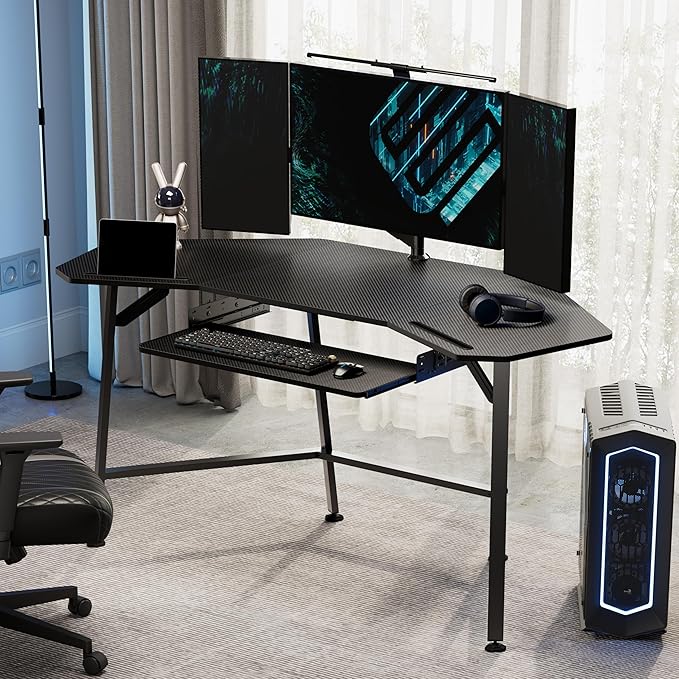 EUREKA ERGONOMIC Adjustable Keyboard Tray Under Desk, 28x11 Inch Large Slide - Image 8
