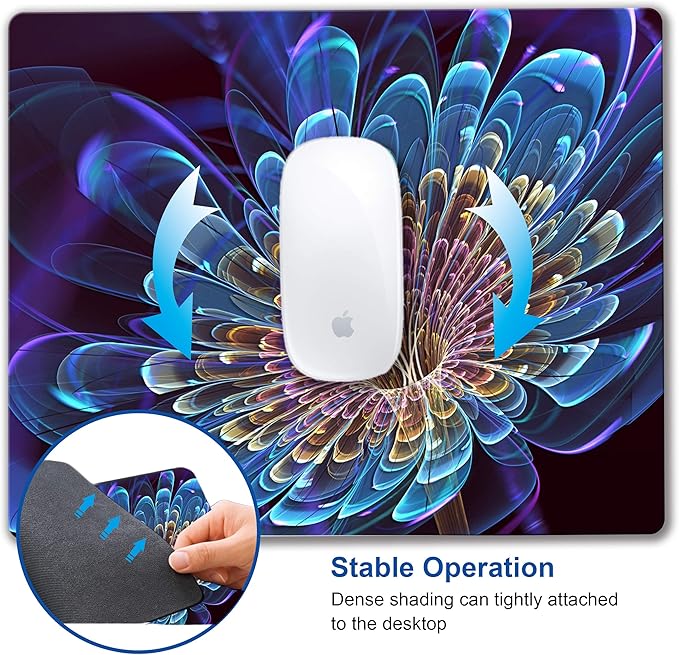 3D Flowers Mouse pad Abstract Art Mouse Pads - Image 4