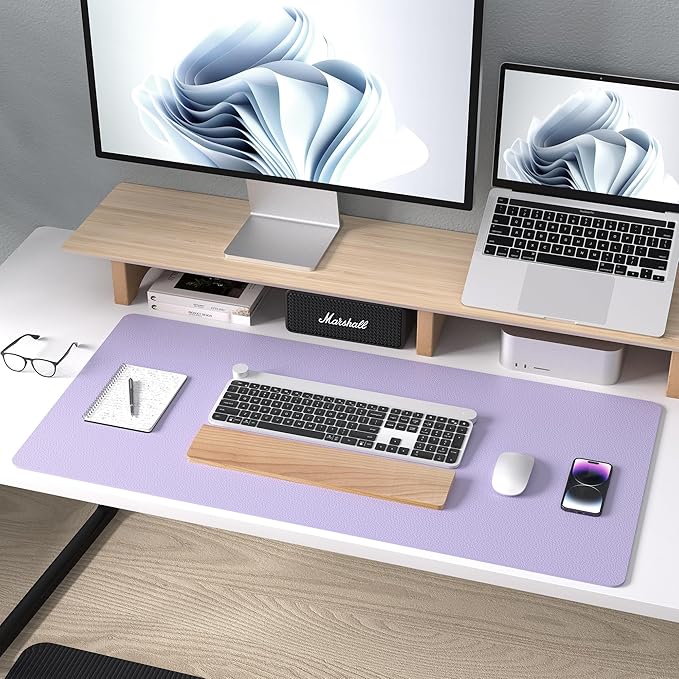 Aothia Non-Slip PU Leather Waterproof Desk Protector Mat, Mouse Pad, Desk - Image 8