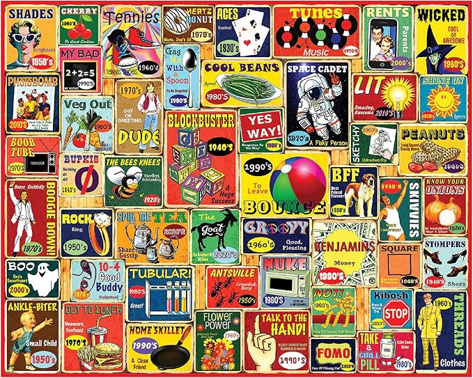 White Mountain Slang We Used Jigsaw Puzzles 1000 Pieces by WhiteMountain