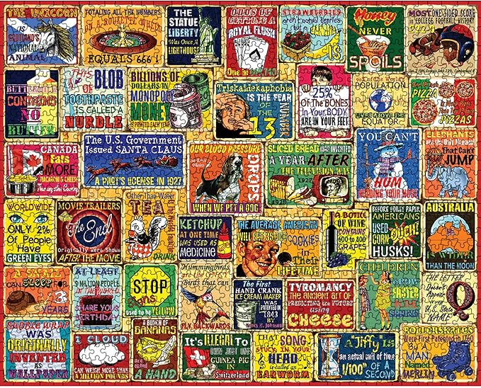 White Mountain Did You Know Fun 1000 Piece Puzzle - Image 3